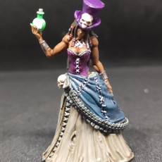Picture of print of Potions Lady - Puppet Masters show - PreSupported - 32mm scale