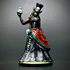 Picture of print of Potions Lady - Puppet Masters show - PreSupported - 32mm scale