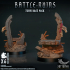 Base Pack - 32mm Battle Ruins - Pre-Supported image