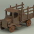 Truck wood vintage toy image