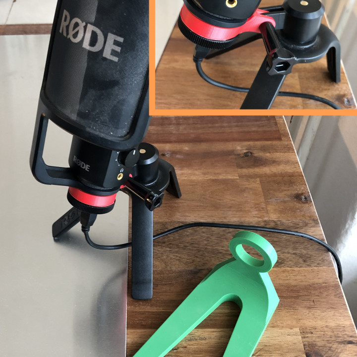 Rode Mic-Adapter and horizontal mount
