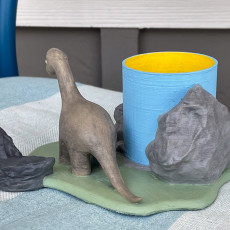 Picture of print of Dinosaur pen holder This print has been uploaded by Philippe Barreaud