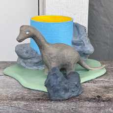 Picture of print of Dinosaur pen holder This print has been uploaded by Philippe Barreaud