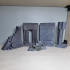 Temple Walls and Door,  6 complete models image