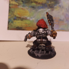 Picture of print of Space Dwarf Warlord Slayer