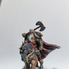 Picture of print of Barbarian Chief on Horsesback
