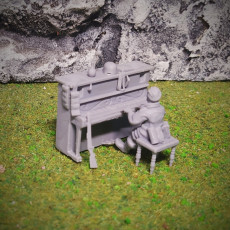 Picture of print of Exclusive Pianiste WW2 - 28mm for wargame This print has been uploaded by Eskice Miniature - Aron