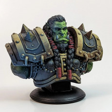 Picture of print of Orc Warchief Bust - Pre-Supported This print has been uploaded by Josh Elliott
