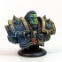 Orc Warchief Bust - Pre-Supported print image