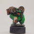 Tortle Barkeep Miniature - Pre-Supported print image