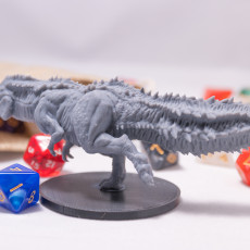 Picture of print of Scourgebourne Tyrannosaurus Miniature - Pre-Supported (Alt Pose) This print has been uploaded by Epics N Stuffs