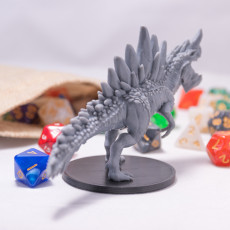 Picture of print of Crystaline Spinosaurus Miniature - Pre-Supported
