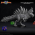 Crystaline Spinosaurus Miniature - Pre-Supported image