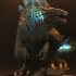 Kaiju lezard king print image