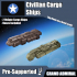 SCI-FI Ships Civilian Pack - Cargo Ships - Presupported image