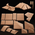 Church and Temple Roof Building Tiles - OpenLOCK Modular Terrain image