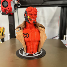 Picture of print of Hellboy Bust Multicolor Remix for MMU and Palette
