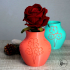 Vase with golden flowers single and MMU image
