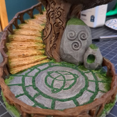 Picture of print of Celtic Dice Tower