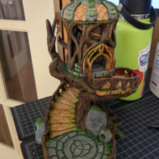 Picture of print of Celtic Dice Tower