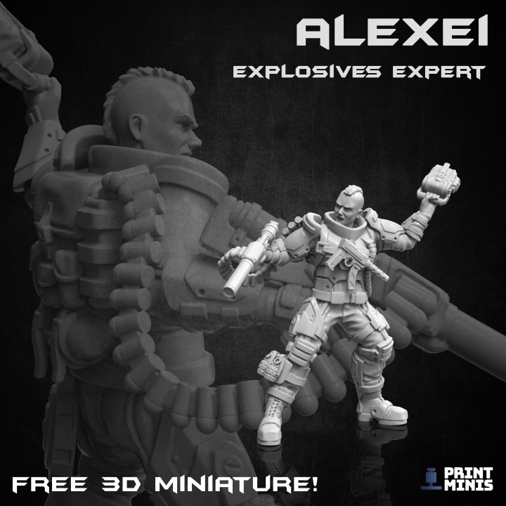 FREE - Alexei Dieselpunk Explosives Expert - Maslo Group