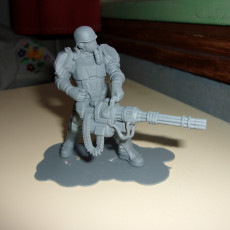Picture of print of FREE - Dieselpunk Heavy Weapons Trooper - The Authority