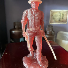 Picture of print of John Wayne - Action Western Figure