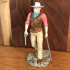 John Wayne - Action Western Figure print image