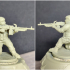 Insurgent / Militia with Light Machine Guns print image