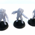 Lunar Auxilia Extra Officers - Presupported print image