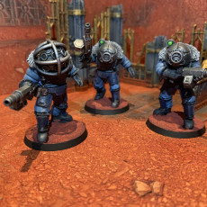 Picture of print of Lunar Auxilia Siege Breakers - Presupported