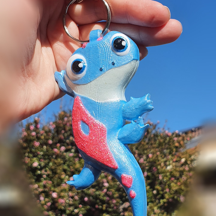 Bruni Salamander Frozen 2 Keychain 