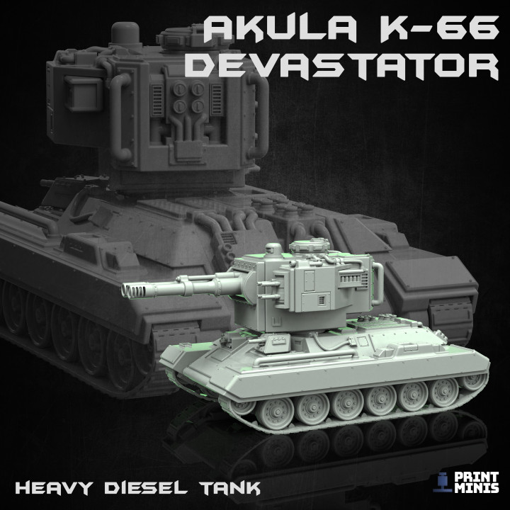 $18.00The Akula Dieselpunk Tanks - K-37 and Devastator K-66 - Iron Guard Collection
