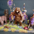 Grizzly Bear Set / Wild Animal / Black Forest Encounter / Brown Polar print image