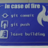 In case of fire image