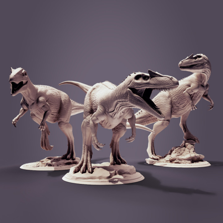 Allosaurus 3 poses's Cover