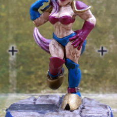 Picture of print of FANTASY FOOTBALL MASCOT AMAZONS TEAM MINIATURE
