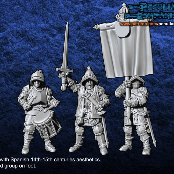 Spaniard Humans - Command group on foot's Cover