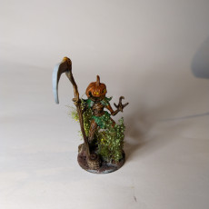 Picture of print of Pumpkin Scarecrow Scythe [Pre-Supported]