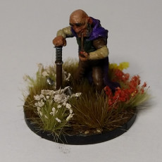 Picture of print of Halfling Old Adventurer [Pre-Supported]