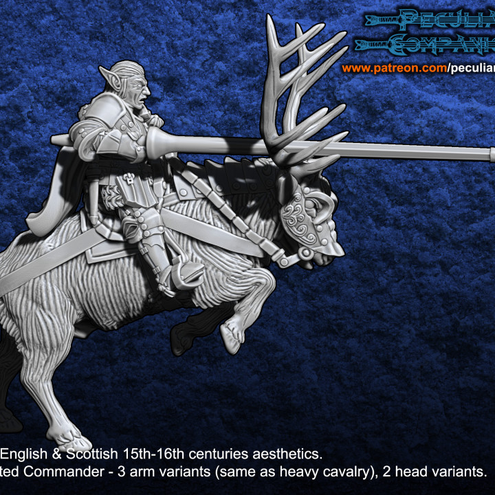 Anglo-Scottish elfs - Mounted Commander (elk)'s Cover