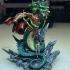 Medusa heroic miniature 32mm and 75mm pre-supported print image