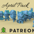 April heroes collection patreon image