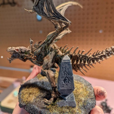 Picture of print of Undead Wyvern - Presupported
