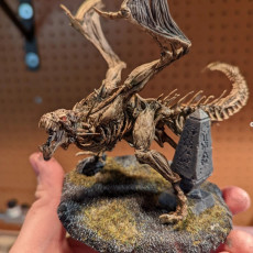 Picture of print of Undead Wyvern - Presupported