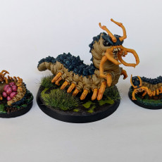 Picture of print of Psionic Overlords Set / Mind Eater Underground Cave Collection / Pre-Supported