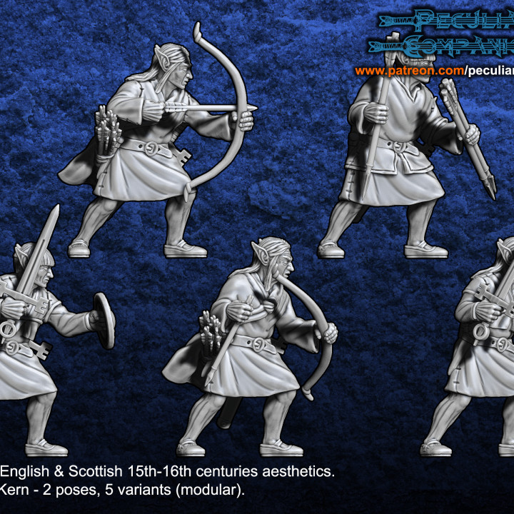 Anglo-Scottish elfs - Light armored infantry (Kern)'s Cover