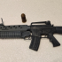 M16A3 plus M203 - scale 1/4 print image