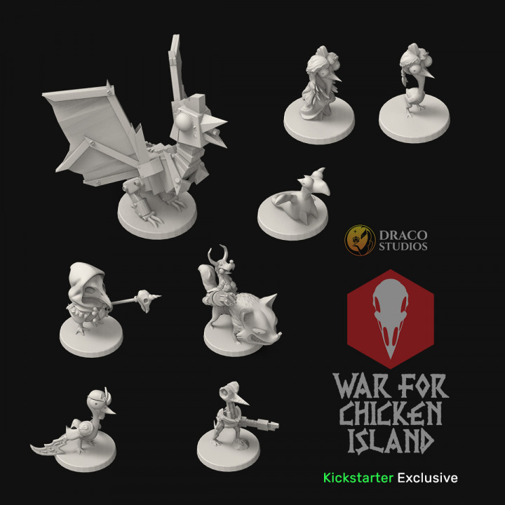 War for Chicken Island - Promo & 5 Player Extension's Cover