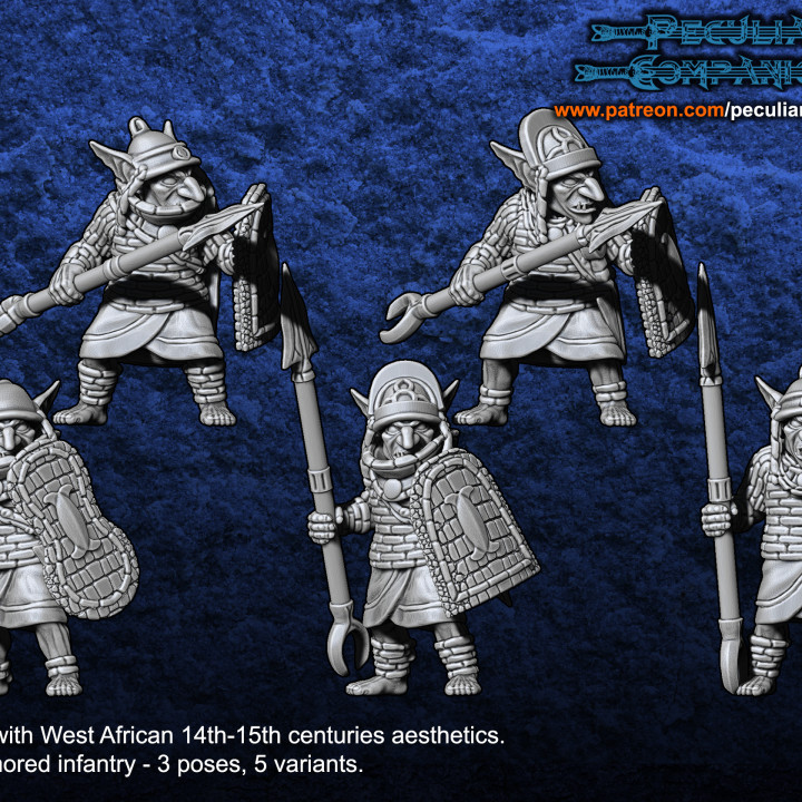 West African Orcs & Goblins - Goblin light infantry (spearmen)'s Cover